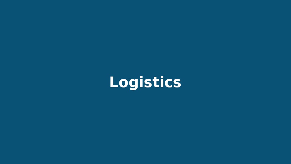 Logistics
